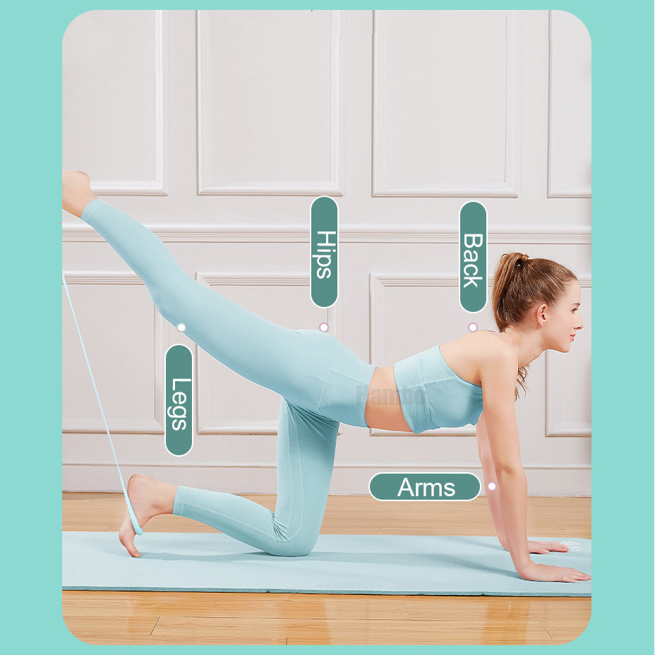 Figure 8 Resistance Band – Ergonomic TPE Stretch Band for Strength Training, Yoga, Posture Correction & Full-Body Fitness