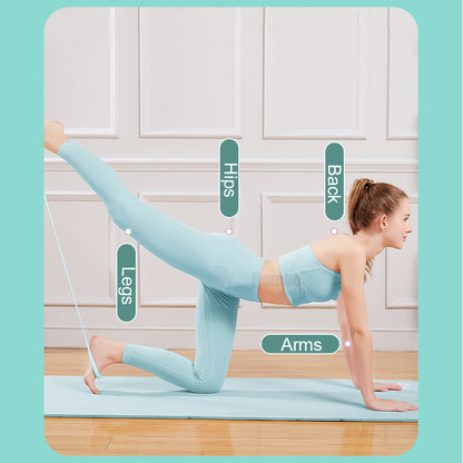 Figure 8 Resistance Band – Ergonomic TPE Stretch Band for Strength Training, Yoga, Posture Correction & Full-Body Fitness